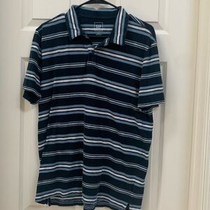 Gap striped soft comfy Polo sz Large, lived in style